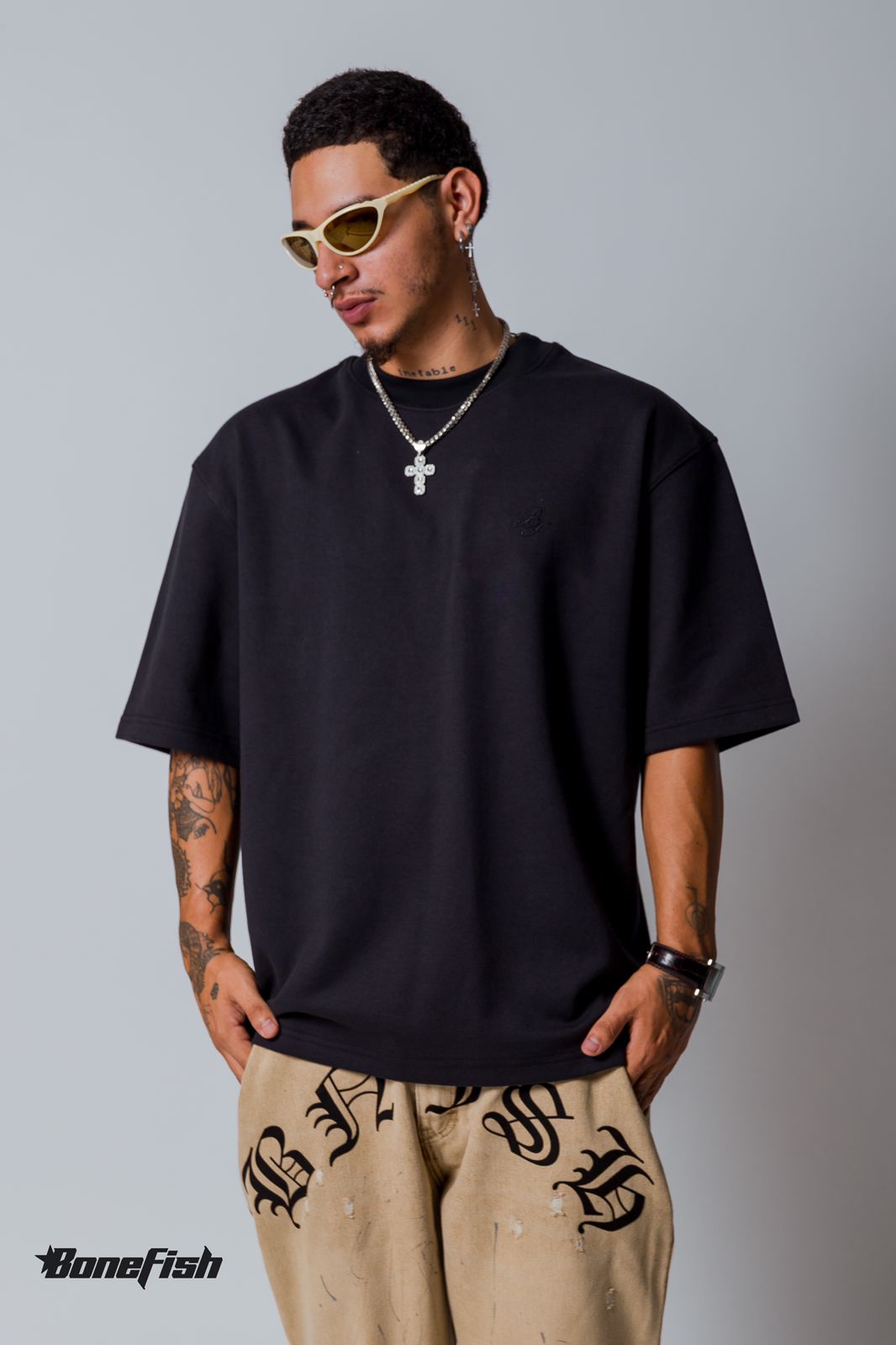 PLAYERA CLUB NEGRO