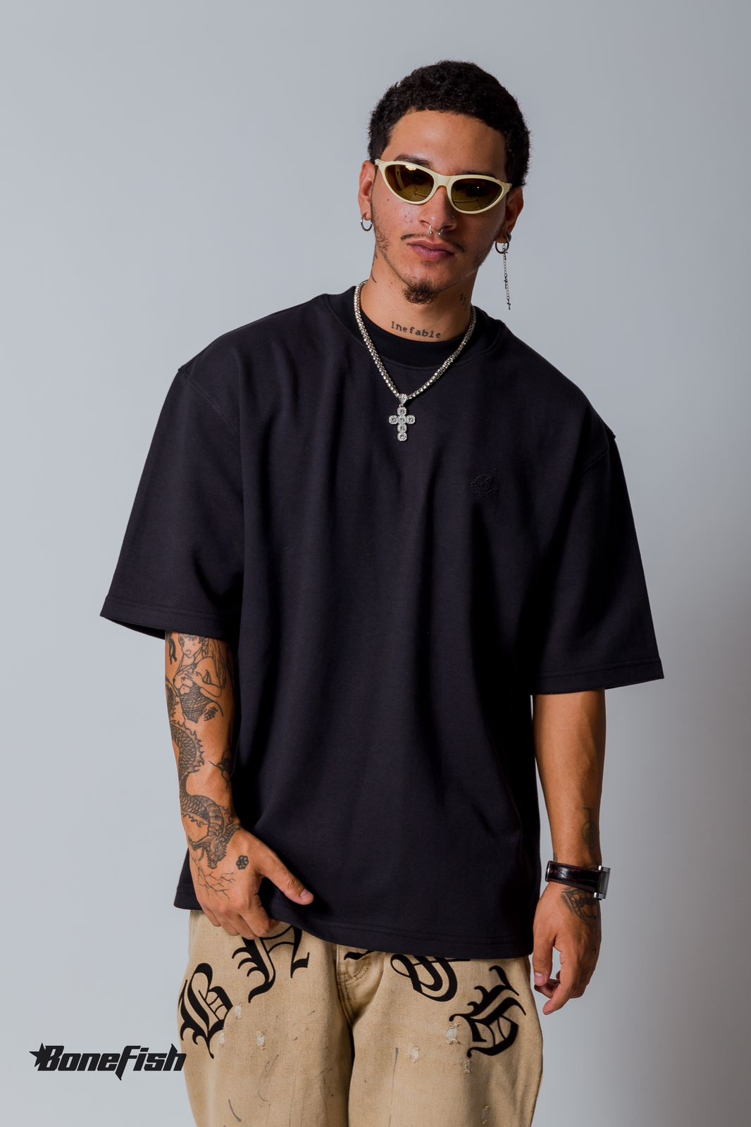 PLAYERA CLUB NEGRO