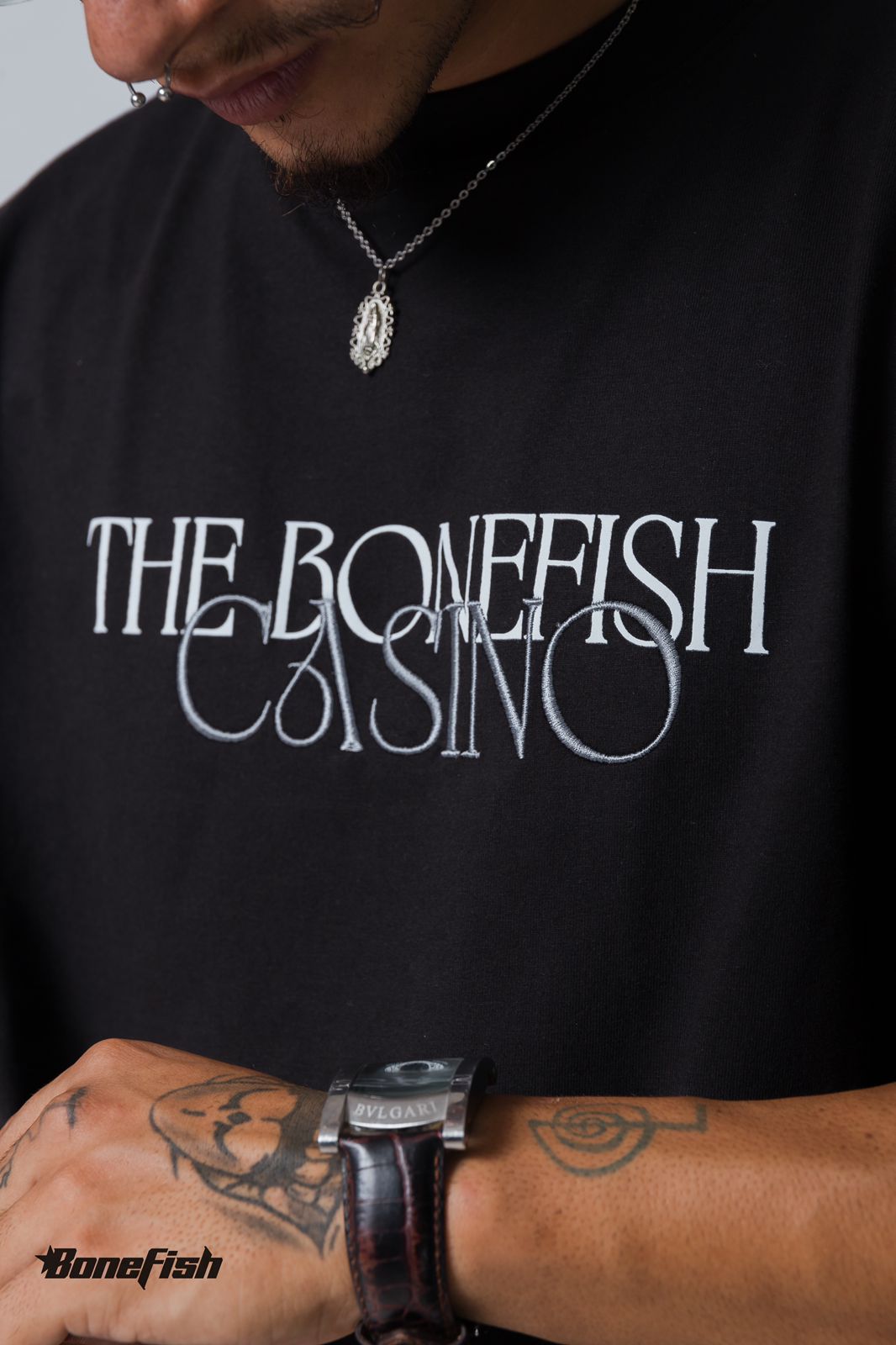PLAYERA CASINO BLK