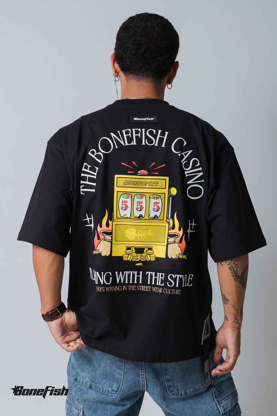 PLAYERA CASINO BLK
