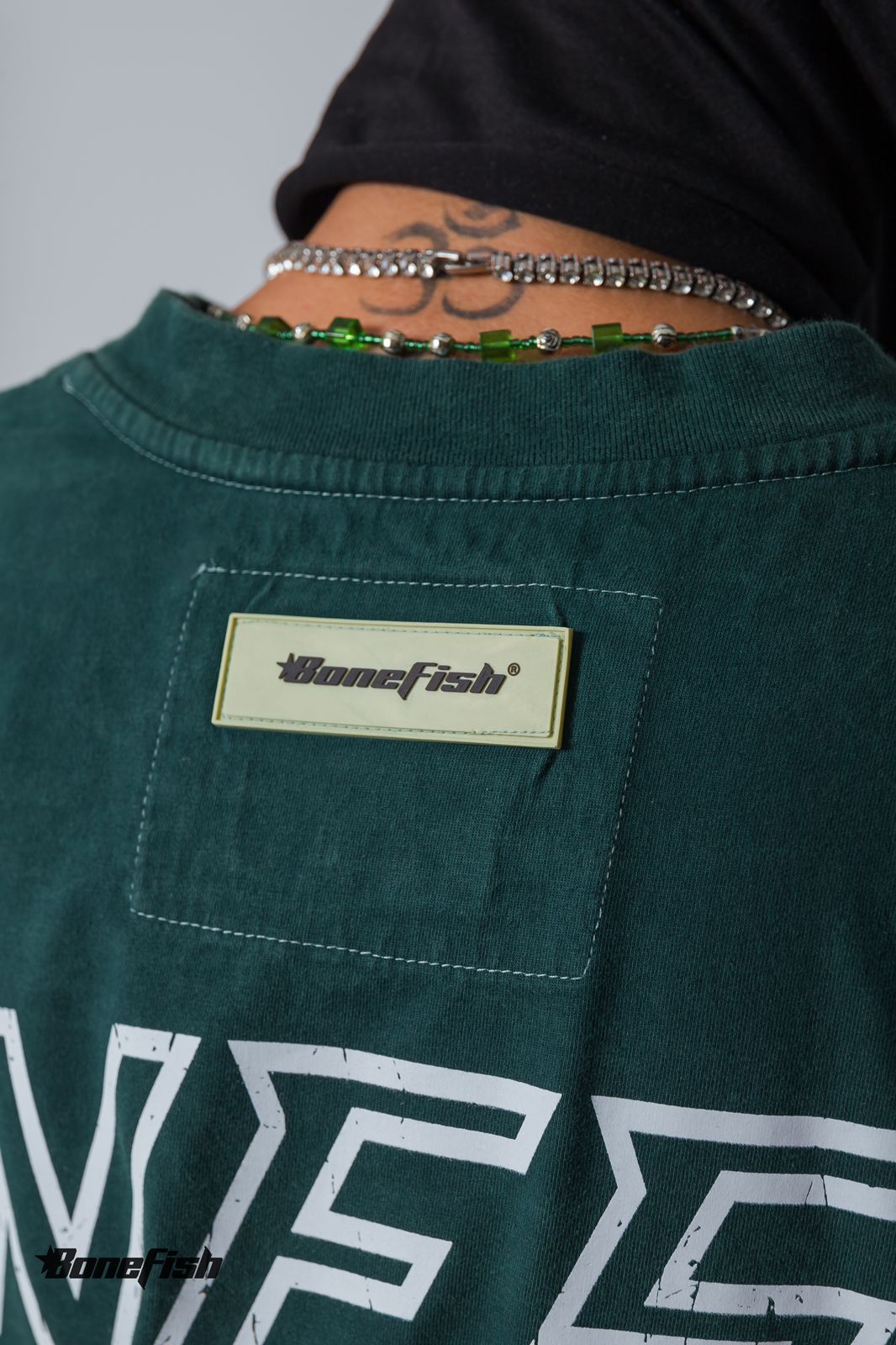 PLAYERA ACID WASH VERDE