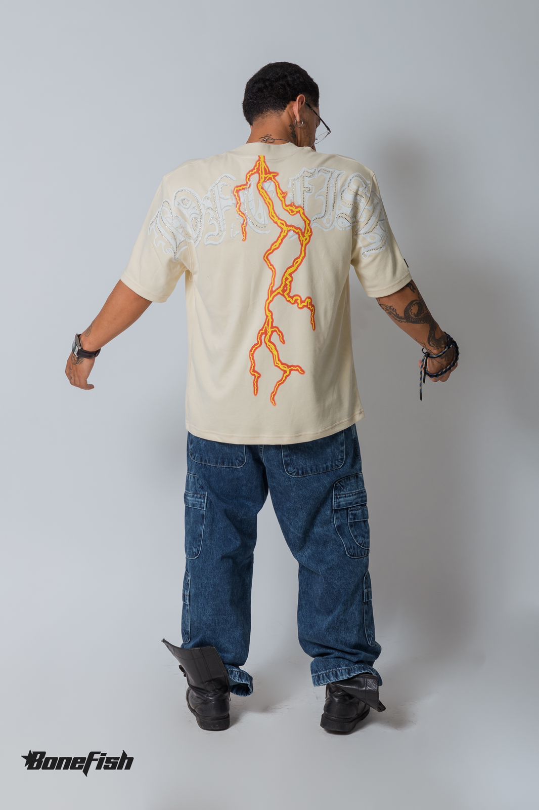 PLAYERA RAYO CREAM