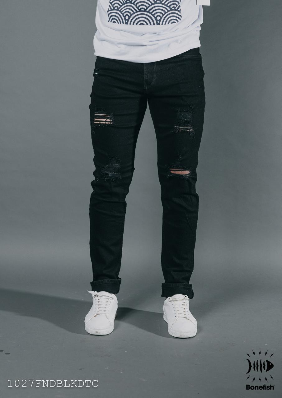 PANTALON SKINNY NICKEL BLK DESTRUCCION