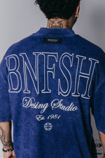PLAYERA BF AZUL ACID WASH