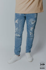 PANTALON DENIM C54 COZUMEL BLEANCH