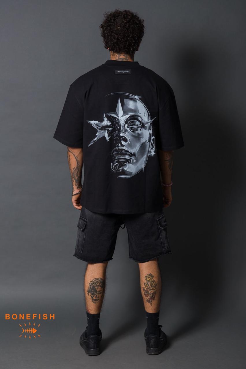 PLAYERA FACE SILVER