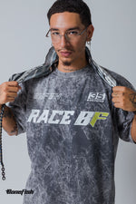 PLAYERA  ACID WASH RACE