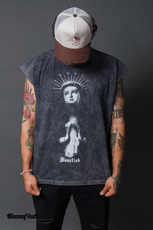 PLAYERA  RESAQUE ACID WASH
