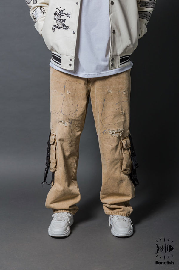 PANTALON JJ CREAM CARGO