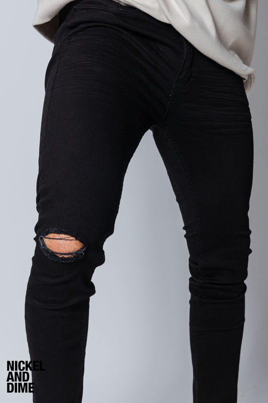 PANTALON SKINNY NICKEL AND DIME BLK